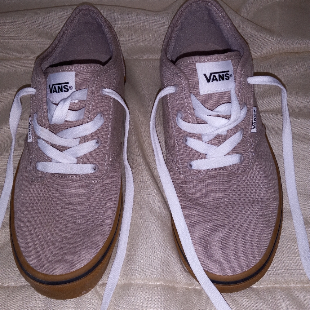Vans Unisex Youth Light Brown Canvas Sneaker